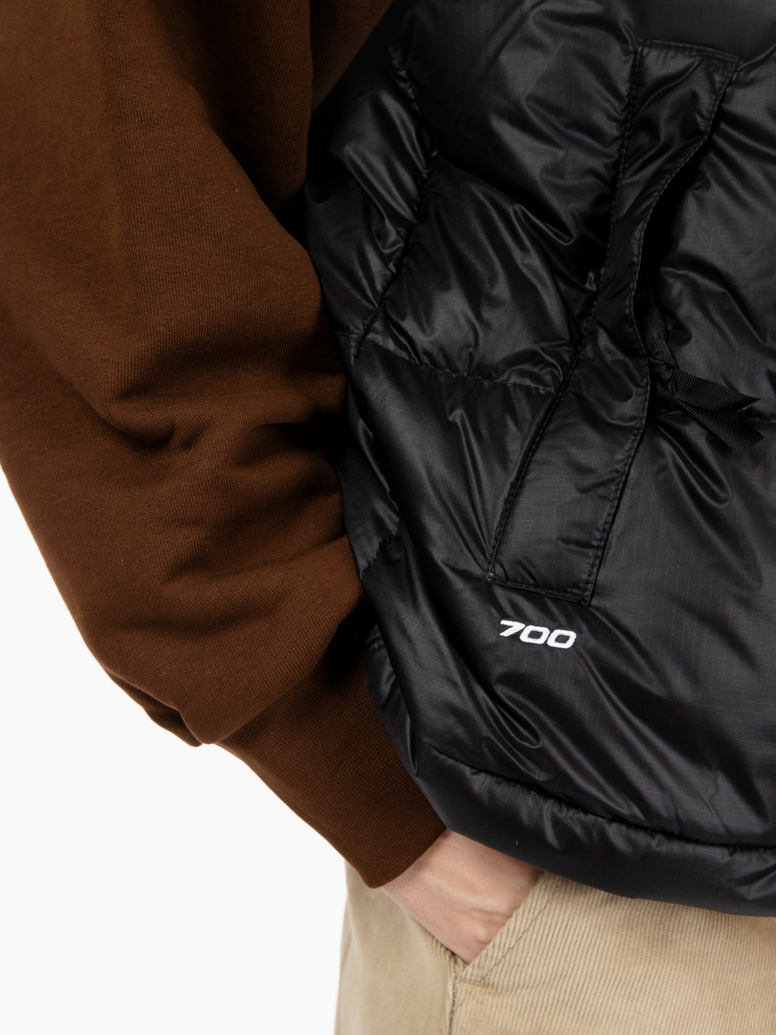 Gilet M 1996 retro nuptse vest TNF black