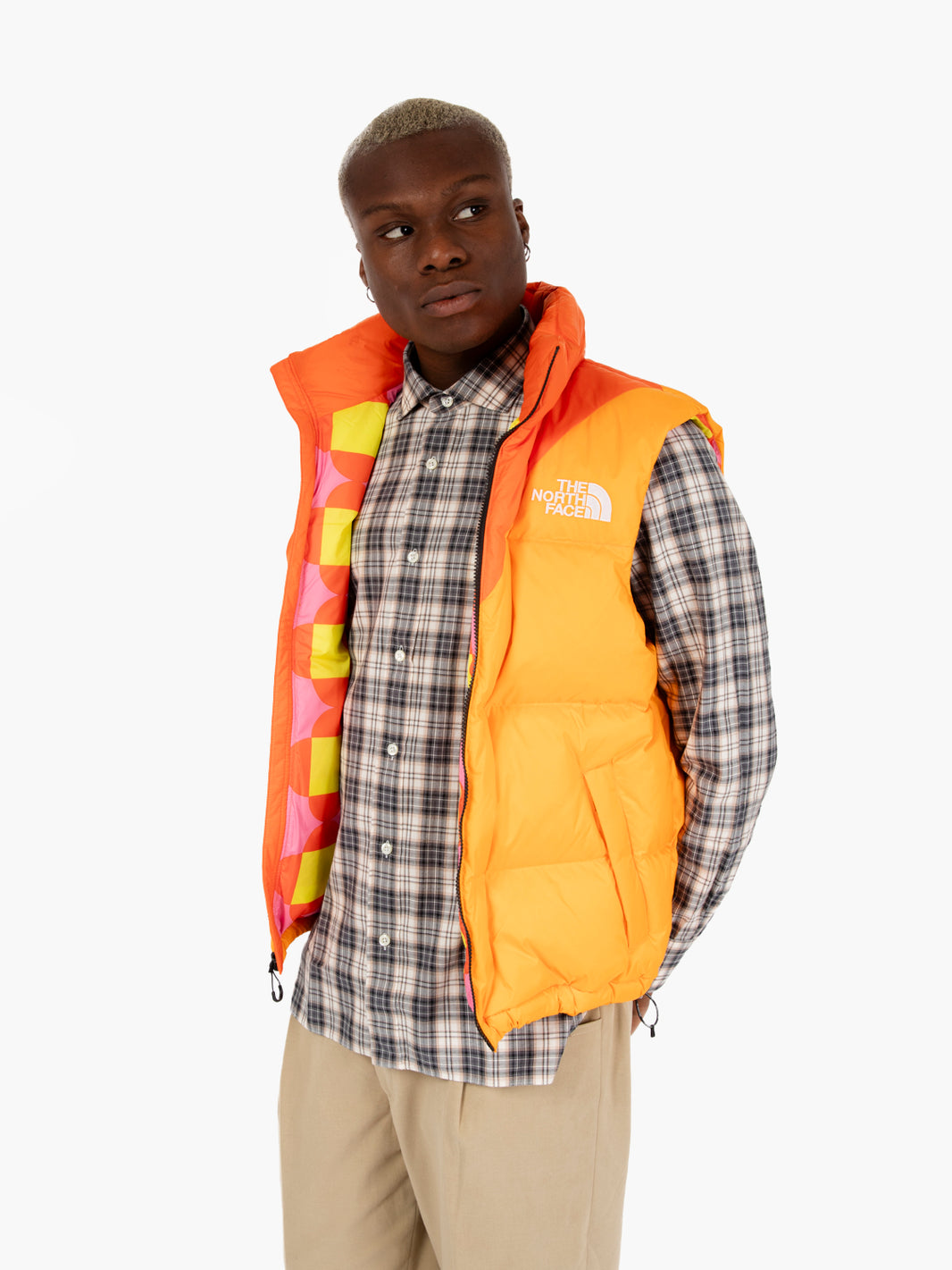 Gilet Tnf X Yinka Ilori down vest red orange / apricot