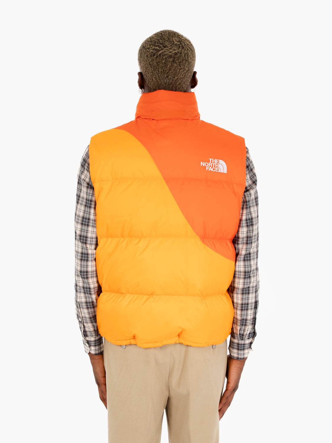 The North Face - Tnf X Yinka Ilori down vest red orange / apricot