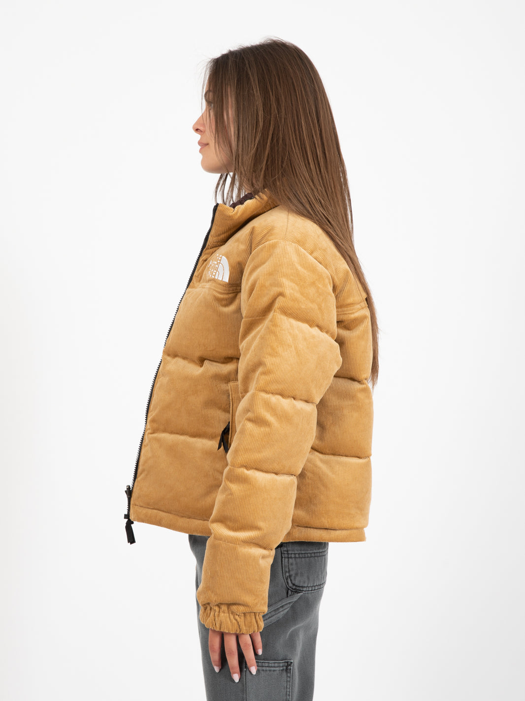 Giubbotto W92 reversible nuptse almond / brown