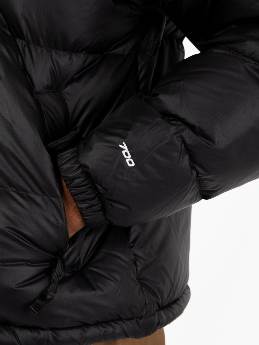 M 1996 retro Nuptse jacket recycled tnf black