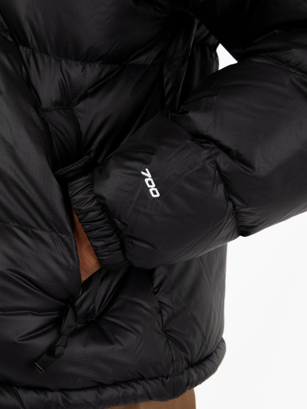 M 1996 retro Nuptse jacket recycled tnf black