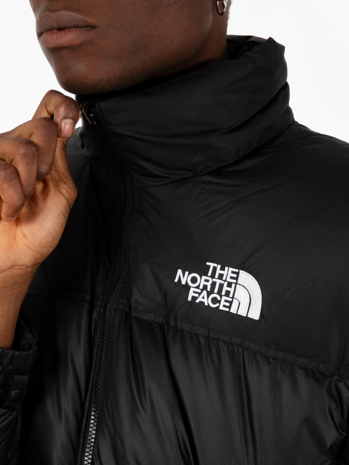 M 1996 retro Nuptse jacket recycled tnf black