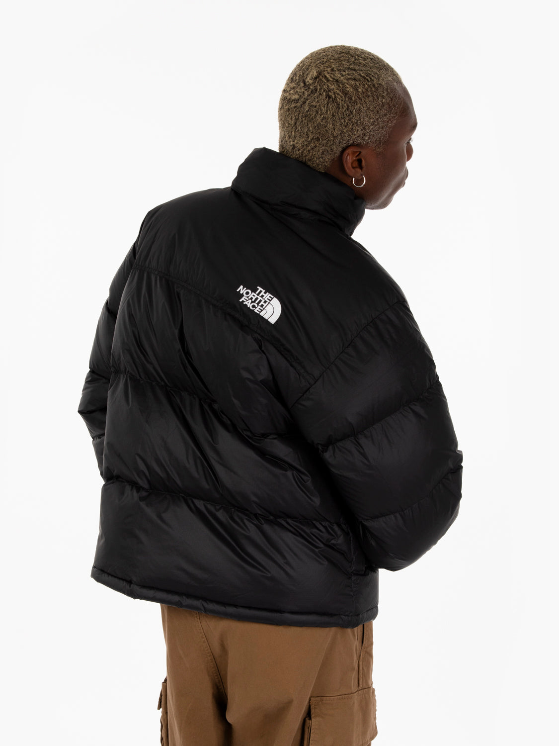 M 1996 retro Nuptse jacket recycled tnf black