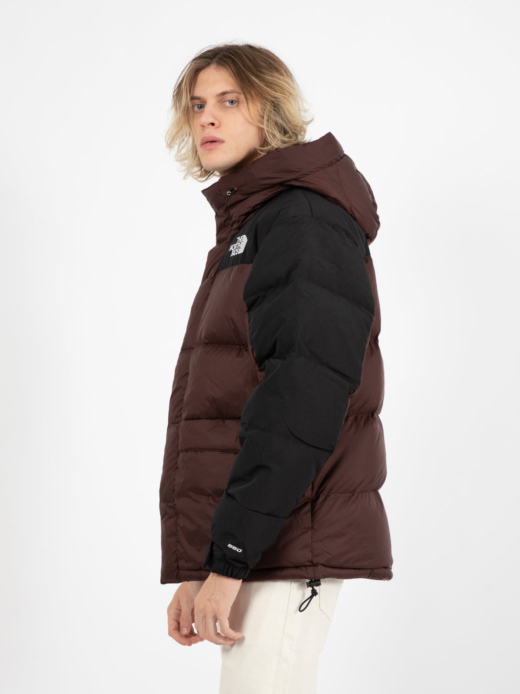 M Hmlyn Down parka coal brown / tnf black