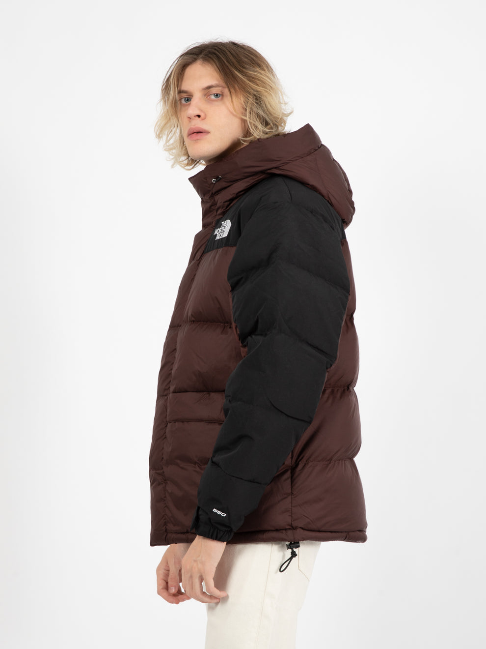 M Hmlyn Down parka coal brown / tnf black