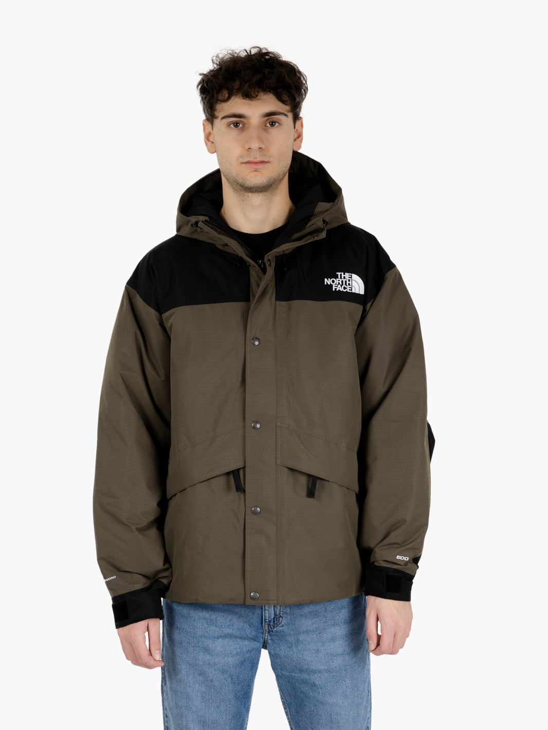 Mountain down jacket green / brown