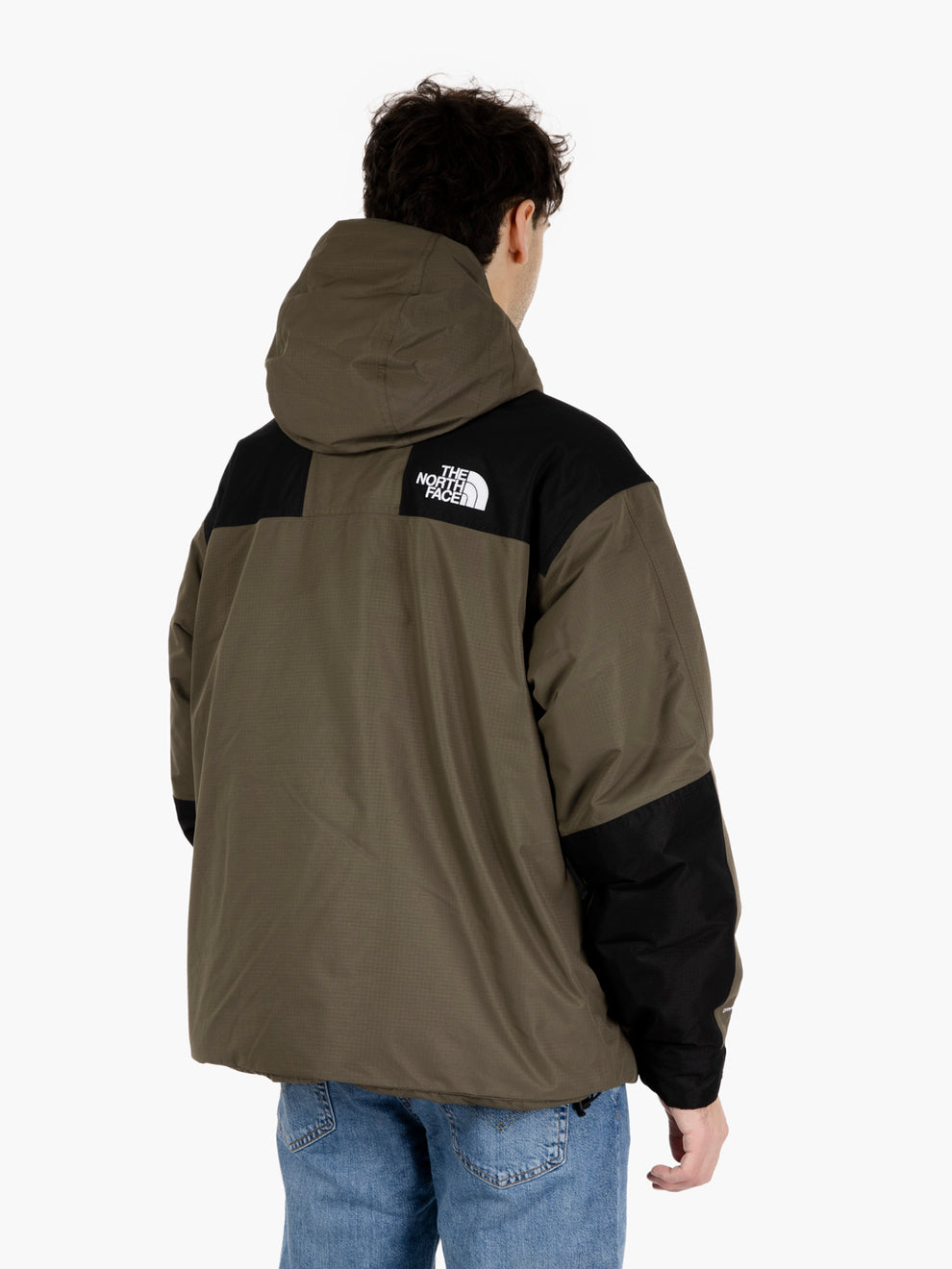 Mountain down jacket green / brown