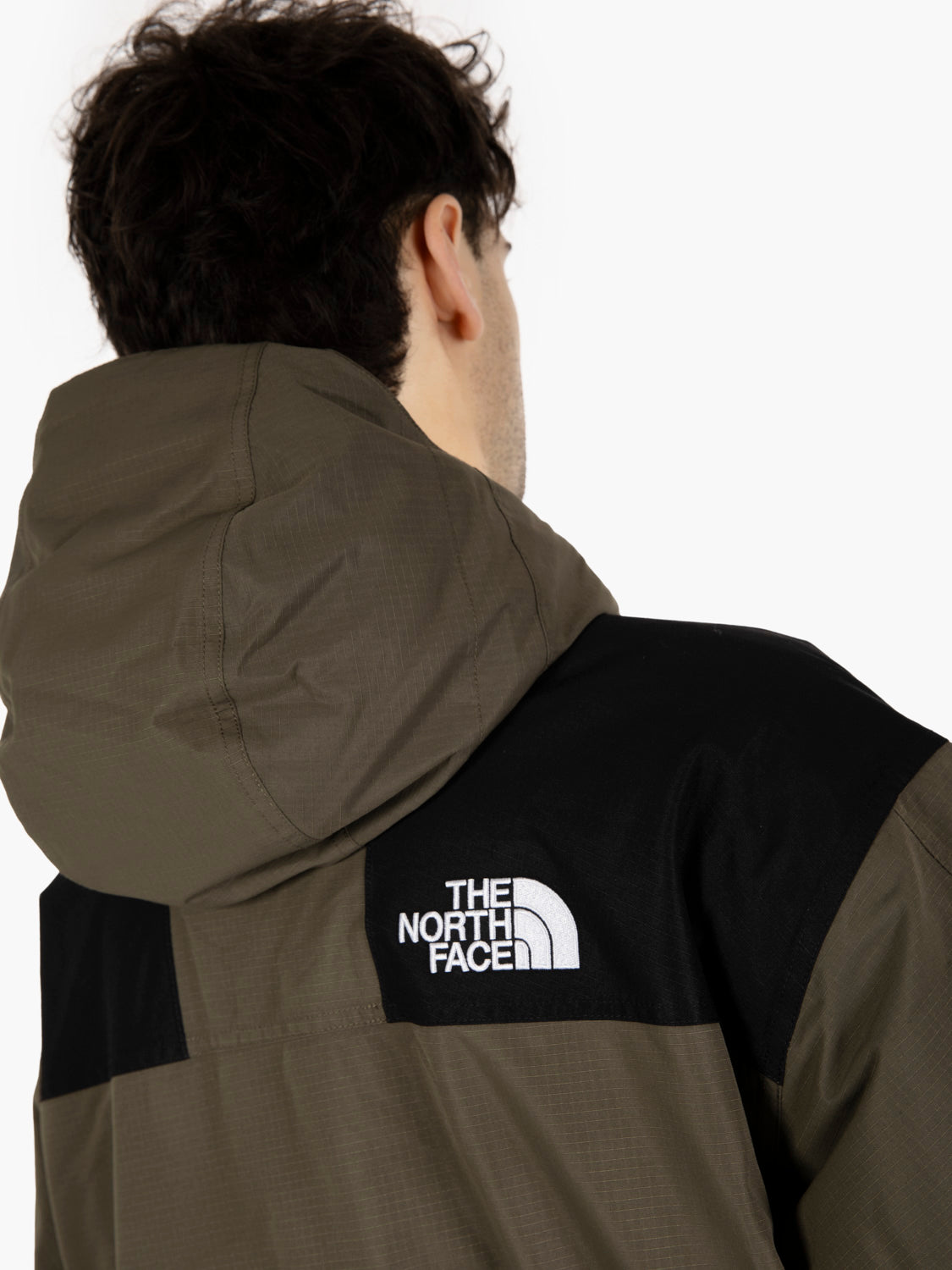 Mountain down jacket green / brown