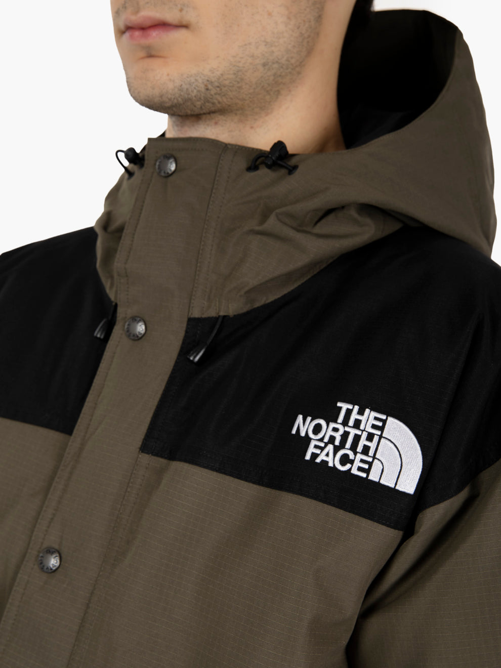 Mountain down jacket green / brown