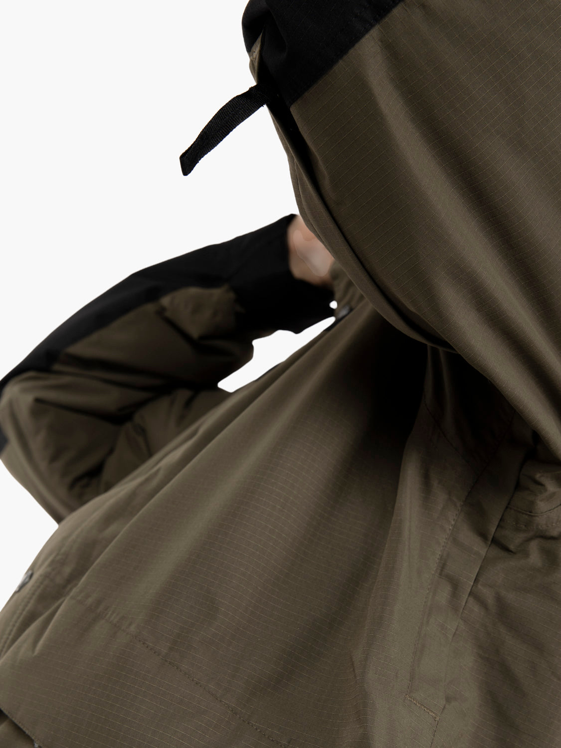 Mountain down jacket green / brown