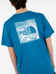 THE NORTH FACE - T-shirt box celebration adriatic blue