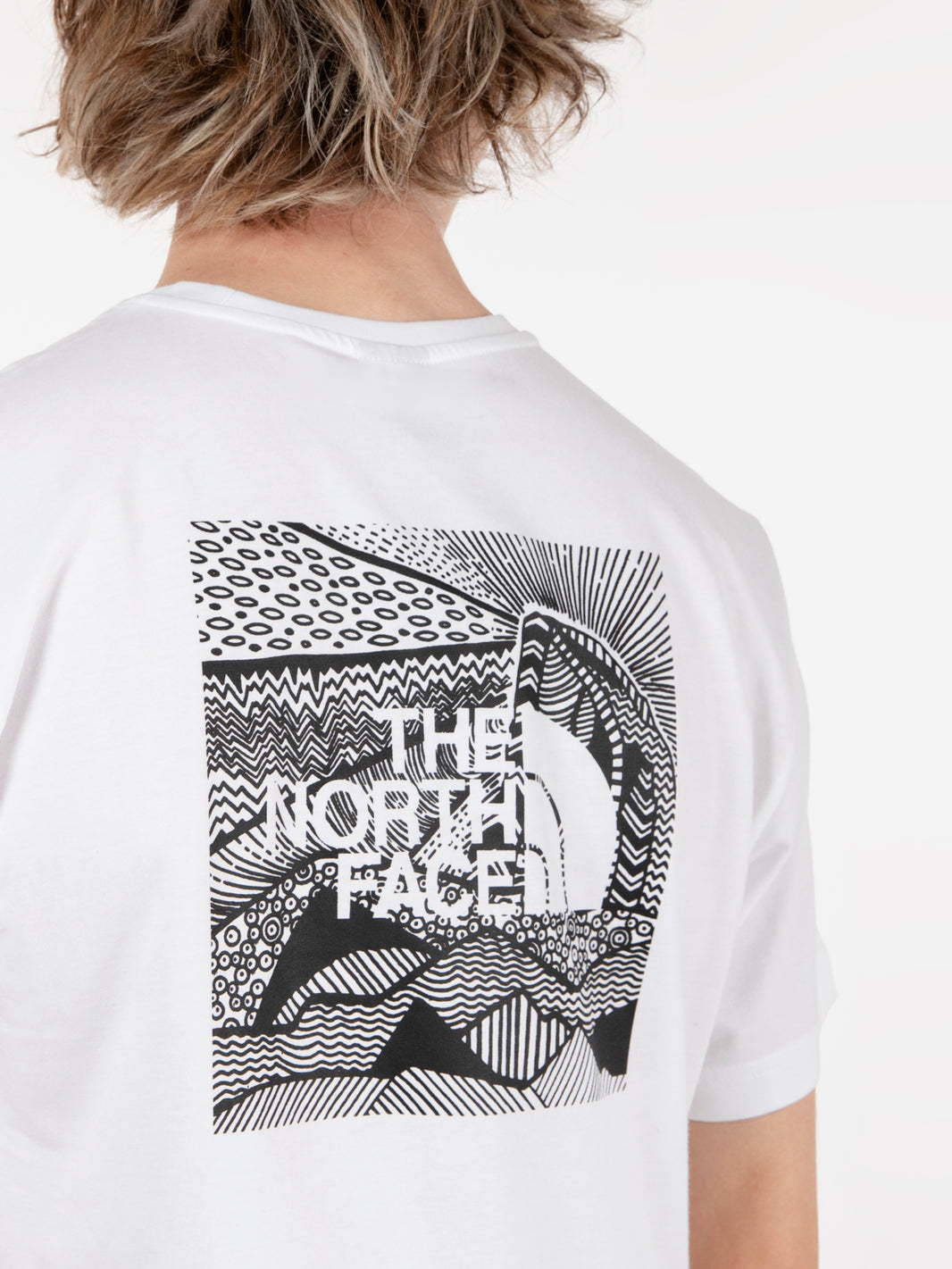 Box celebration t-shirt tnf white