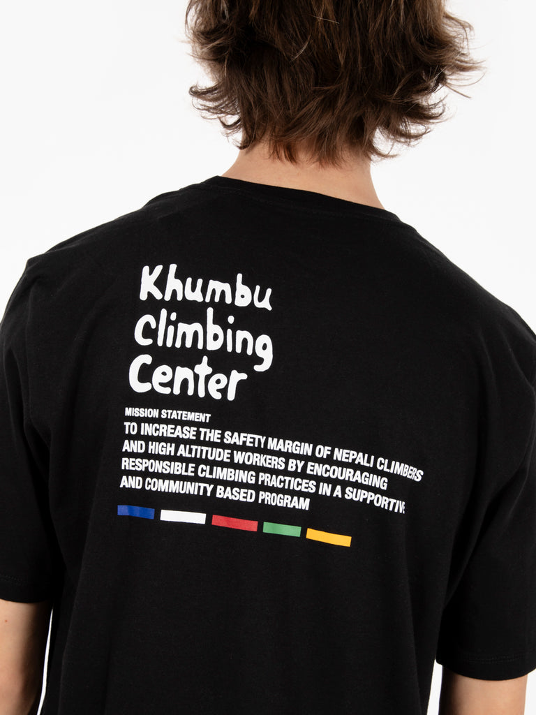 THE NORTH FACE - T-shirt con stampa grafica tn black / khumbu climbing