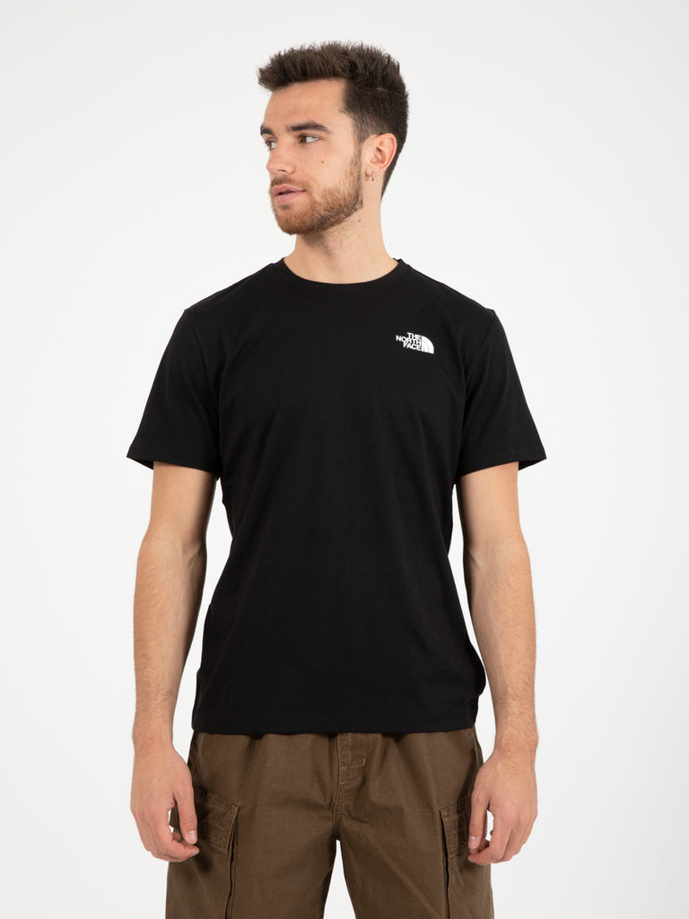 THE NORTH FACE - T-shirt foundation graphic black / retro orange