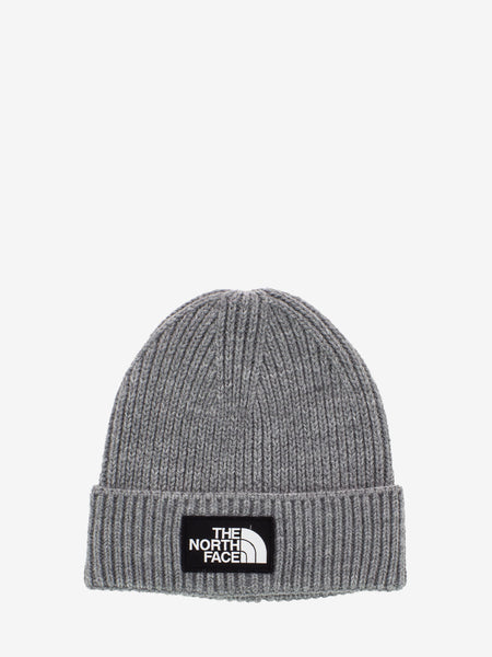 TNF Logo Box Cuff Beanie TNF medium grey heather