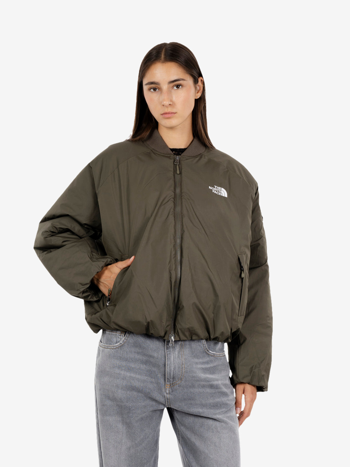 W Bomber Choqa new taupe green