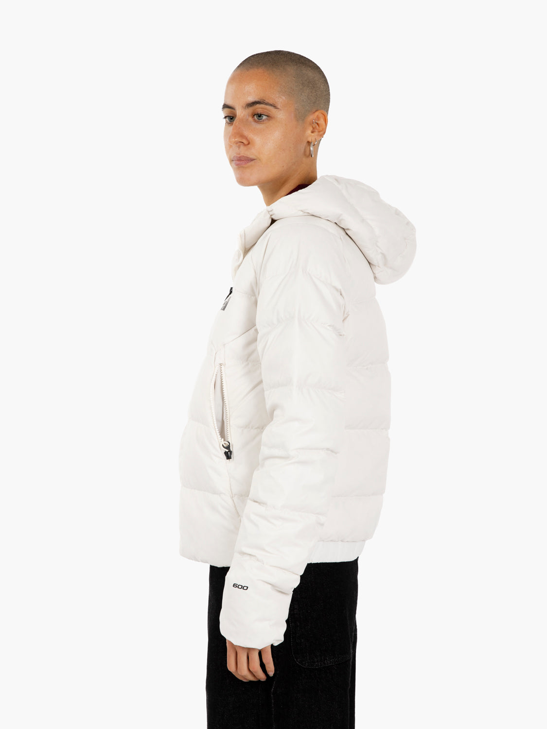 W Hyalite jacket white