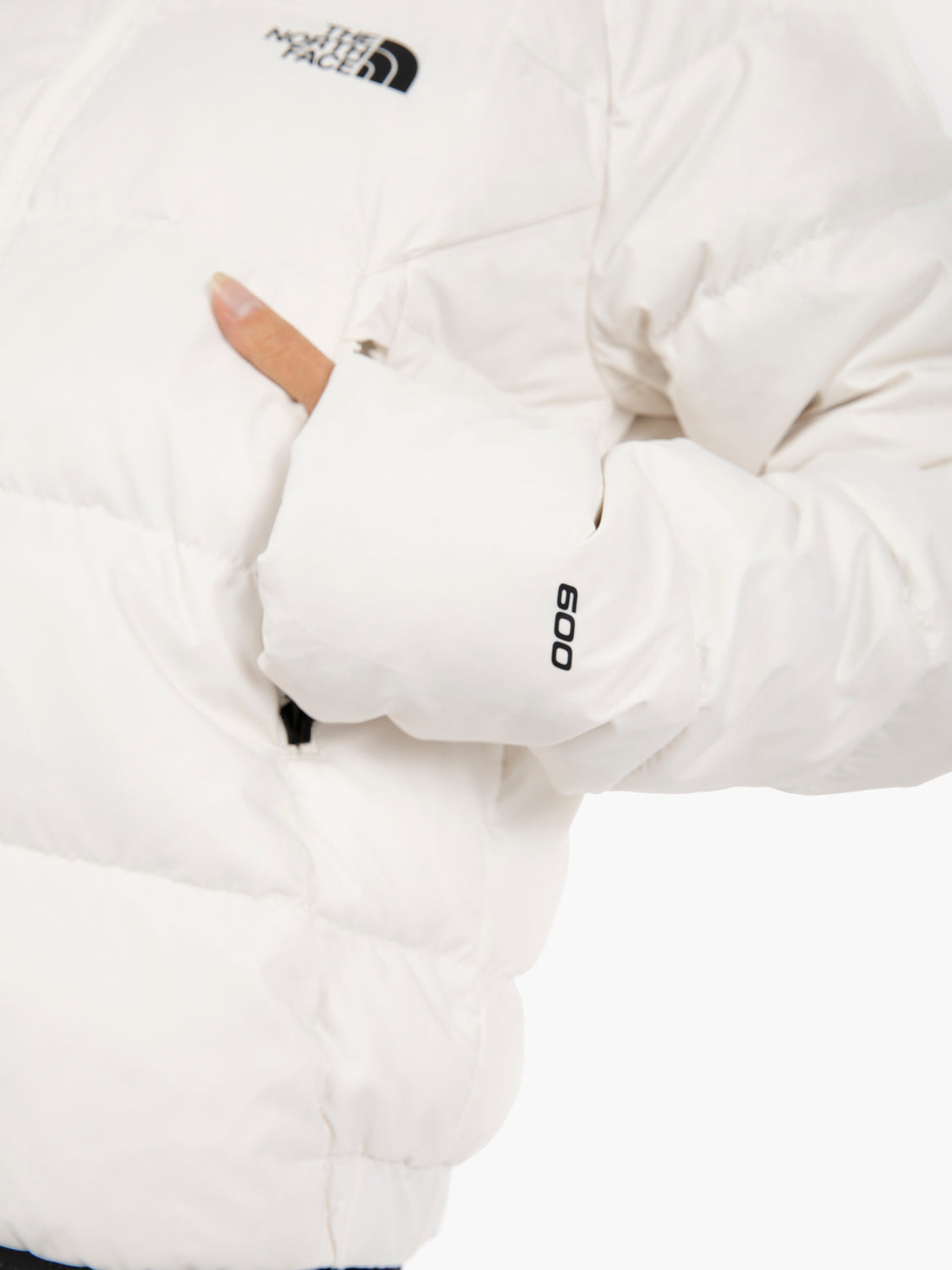 W Hyalite jacket white