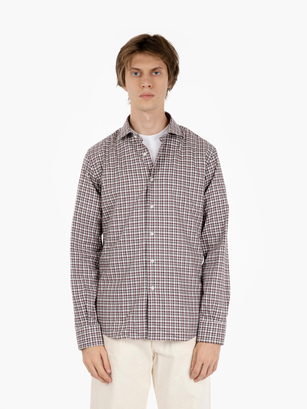 Camicia a quadretti blu / rosso