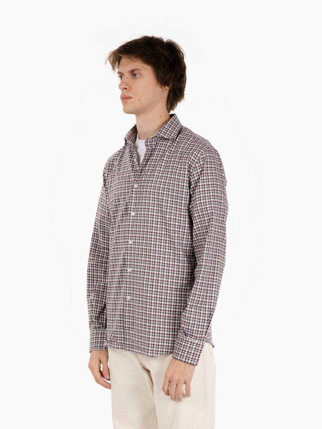 Camicia a quadretti blu / rosso