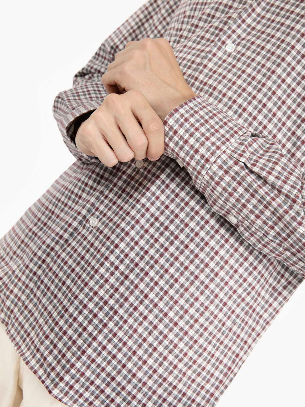 Camicia a quadretti blu / rosso