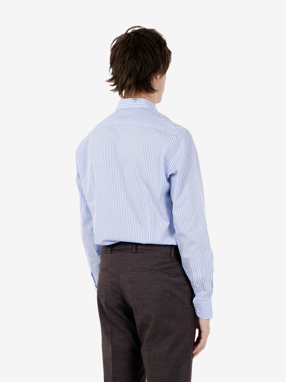 Camicia a righe azzurro / bianco