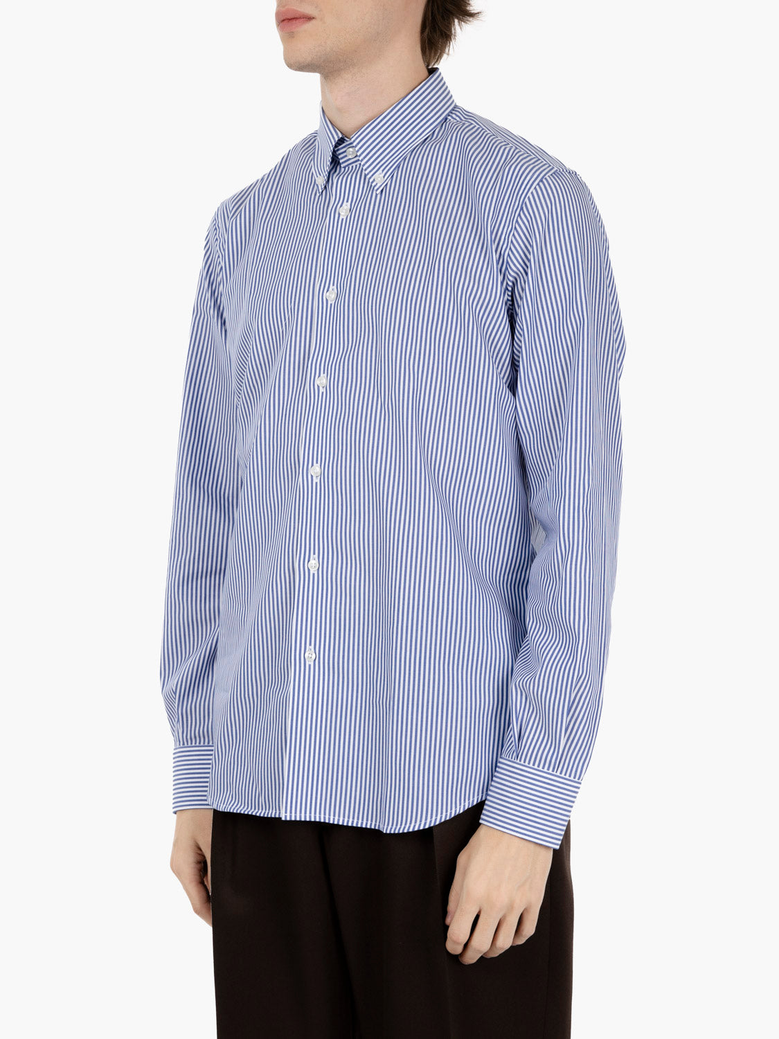 Camicia a righe bianco / blu
