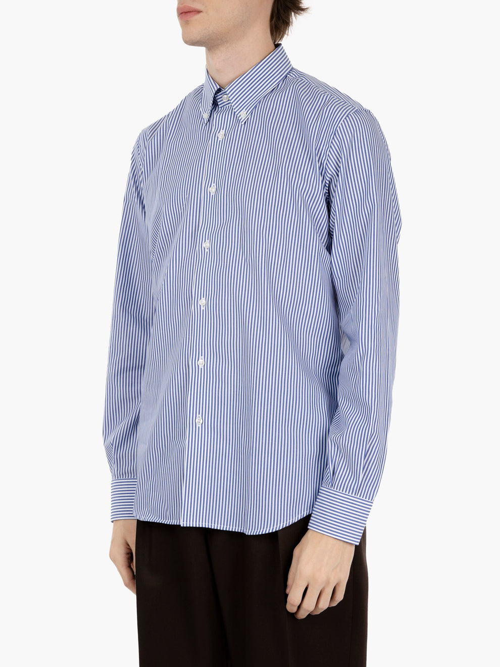 Camicia a righe bianco / blu