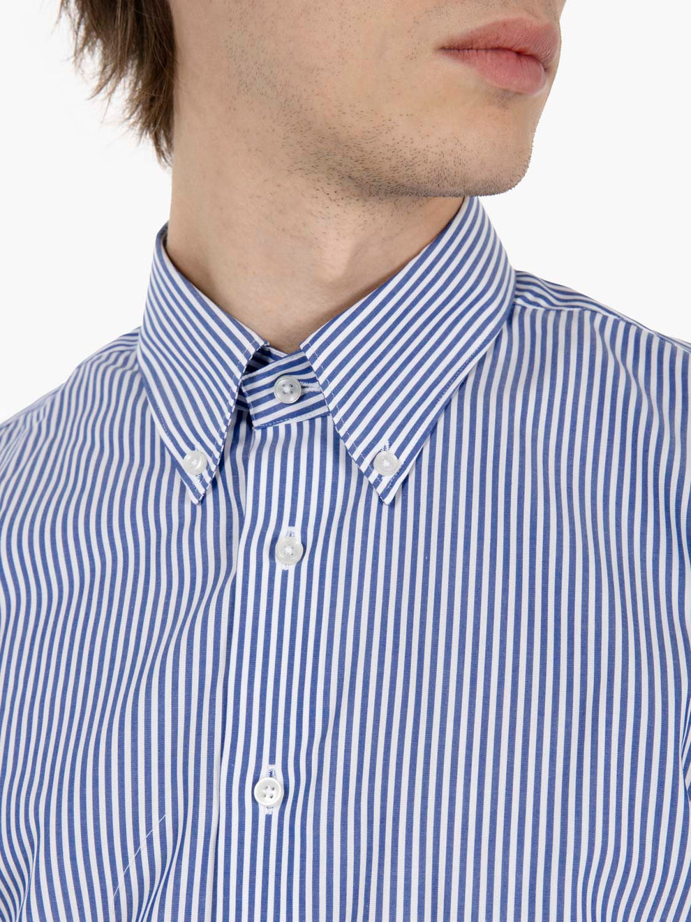 Camicia a righe bianco / blu