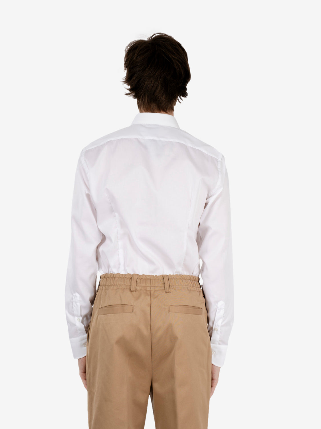 Camicia collo francese bianco