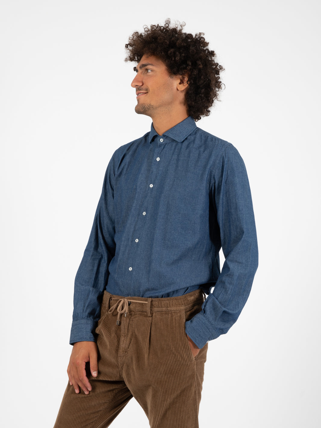 Camicia denim medio