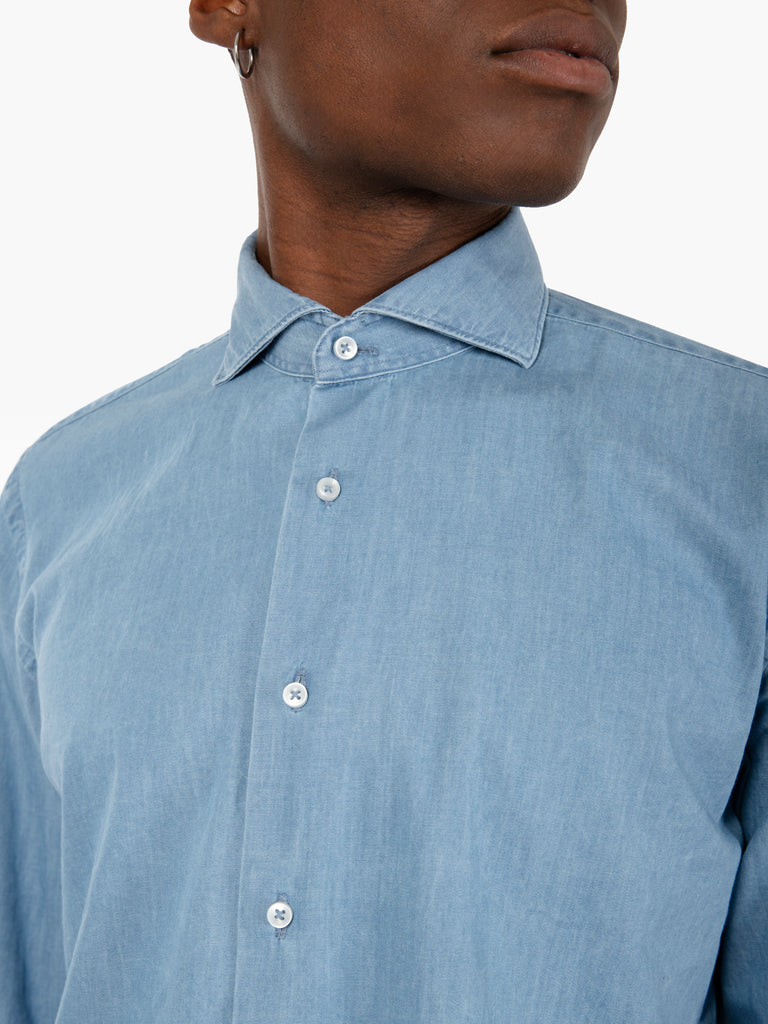 THE SARTORIALIST - Camicia in denim chiaro azzurro