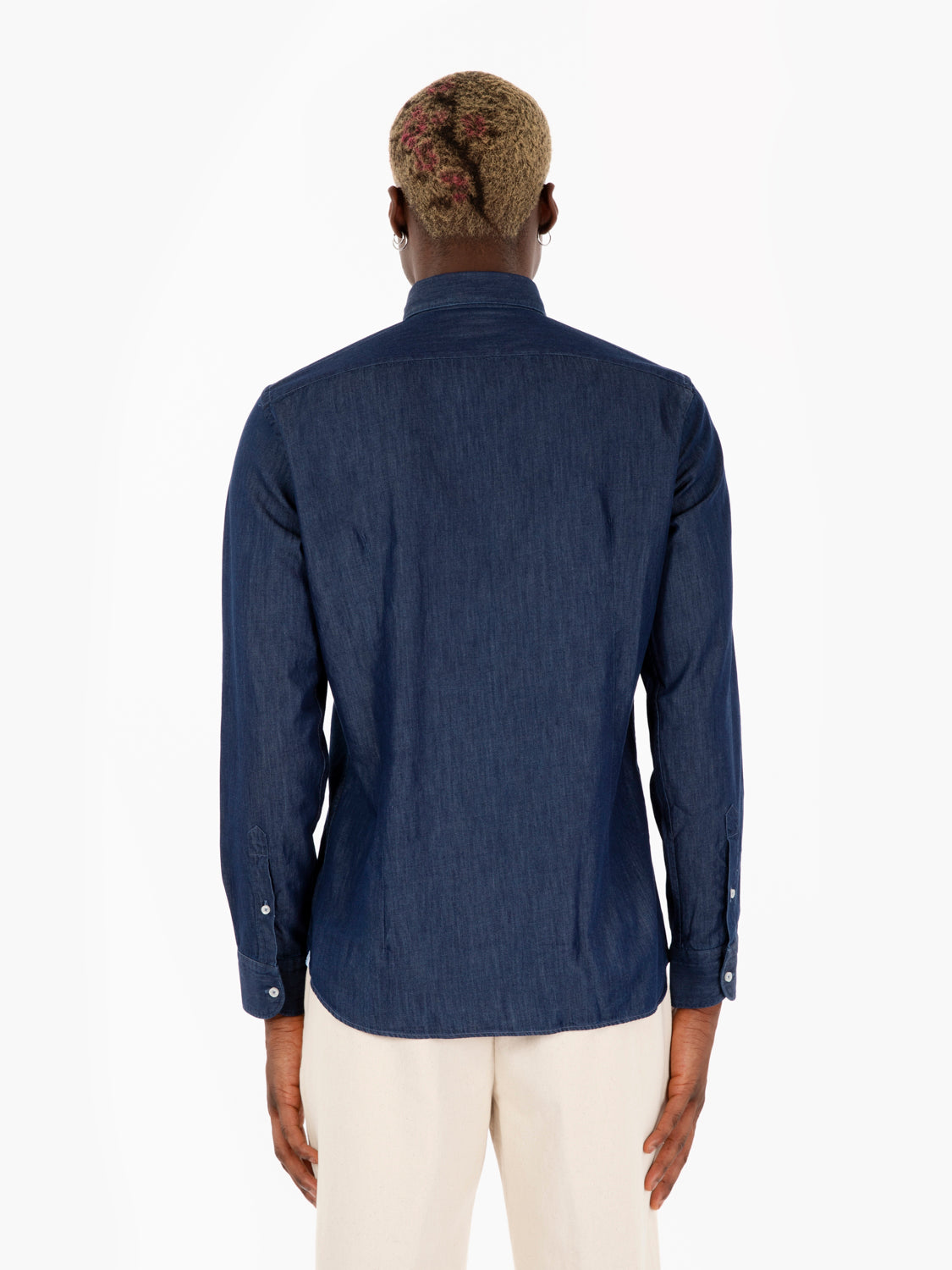 Camicia in denim scuro