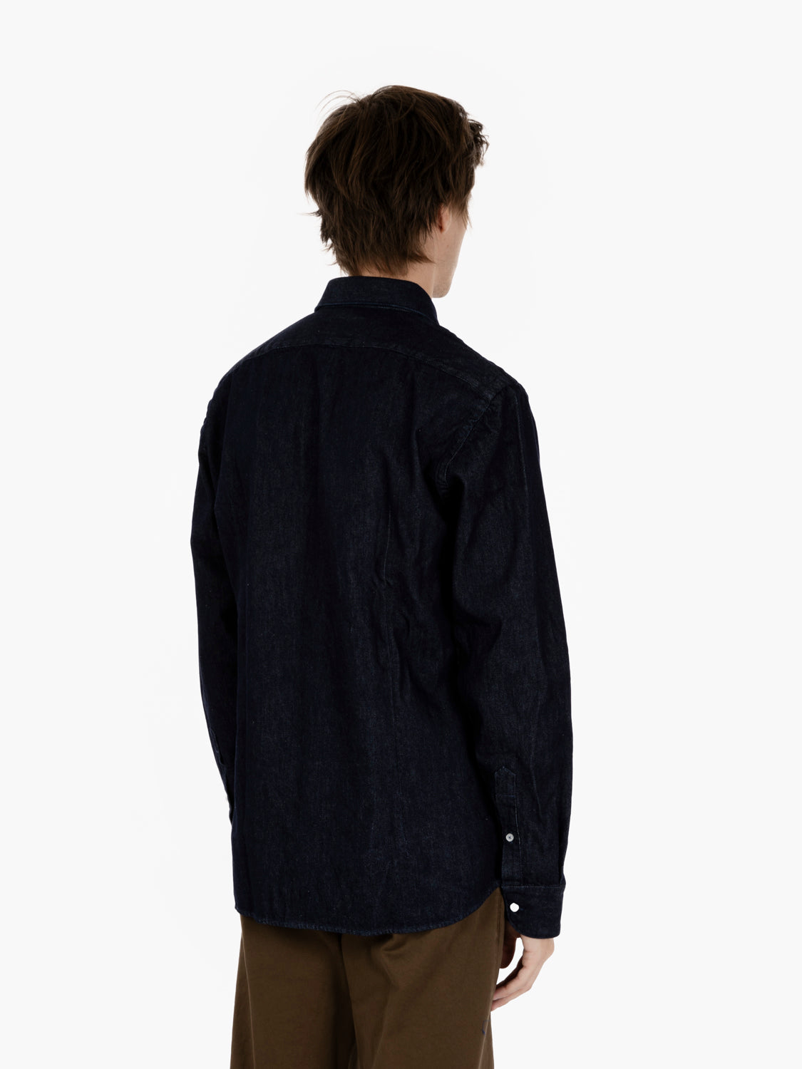 Camicia in jeans blu scuro