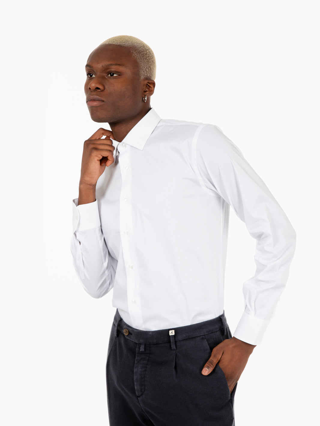 White cotton shirt
