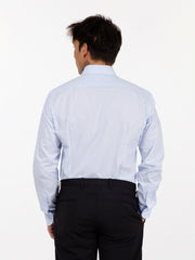THE SARTORIALIST - Camicia micro pois bianco / azzurro