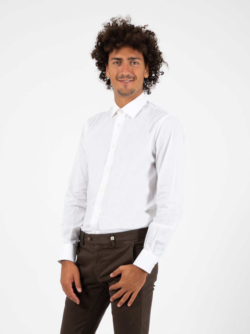 Camicia popeline bianco