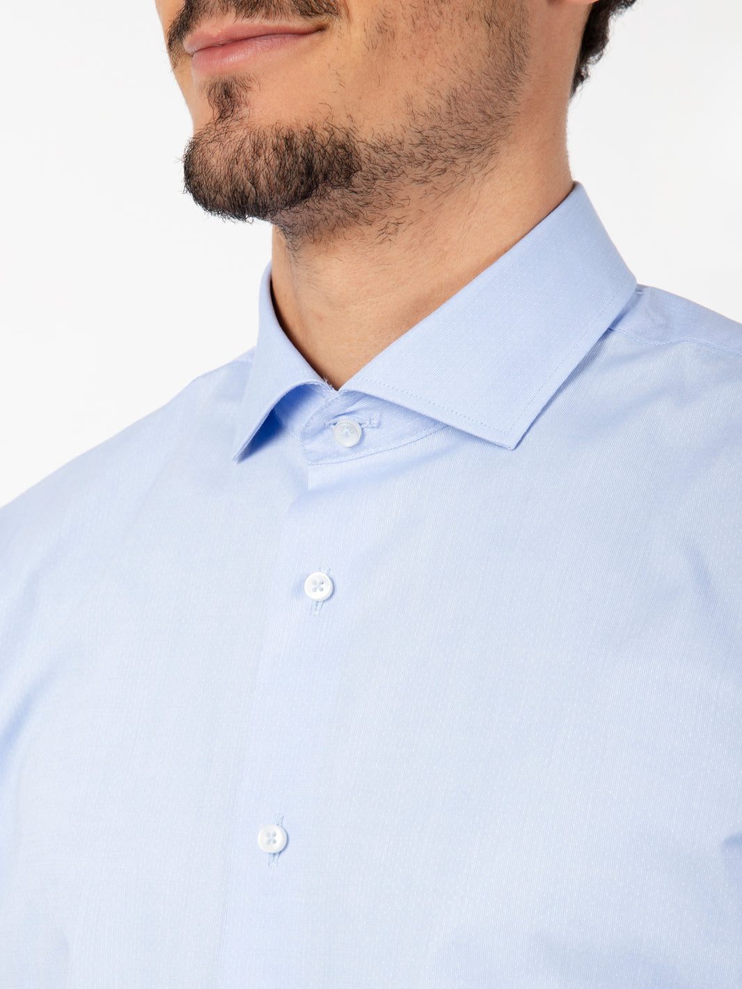 Blue pinpoint shirt