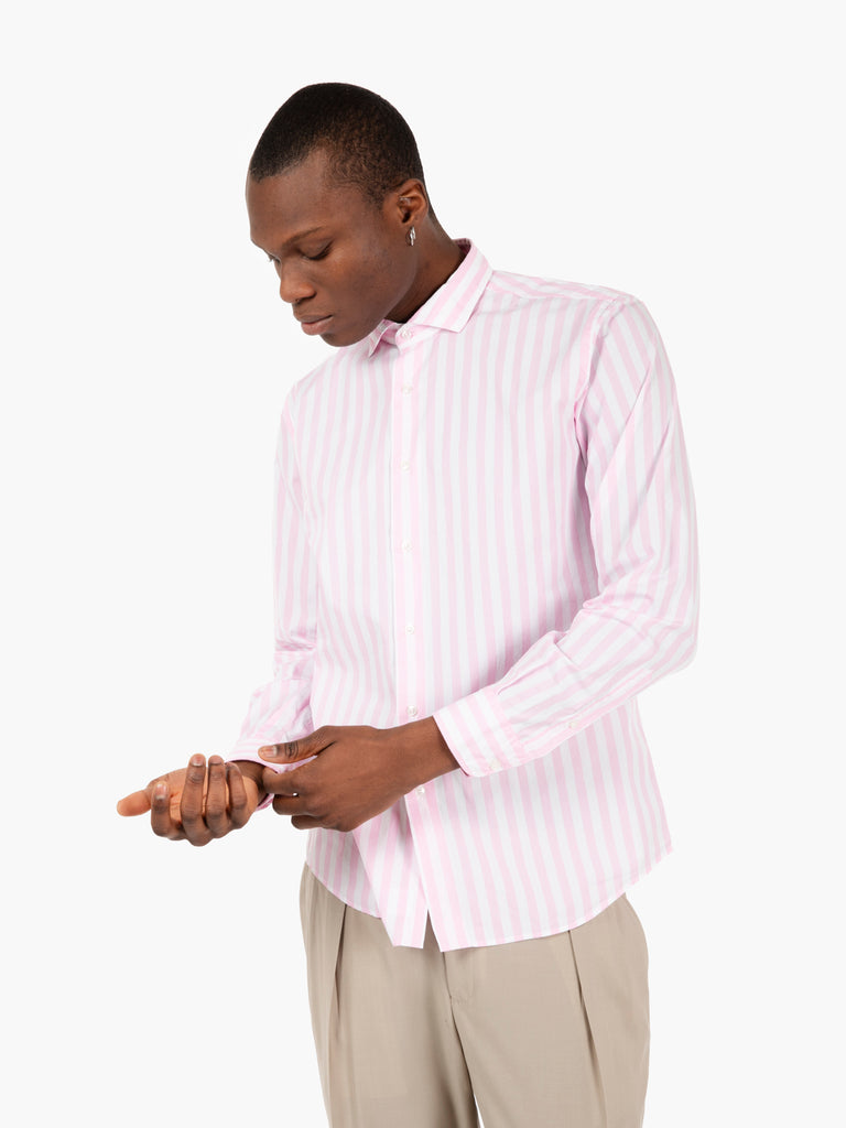 THE SARTORIALIST - Camicia Summer a righe grosse rosa