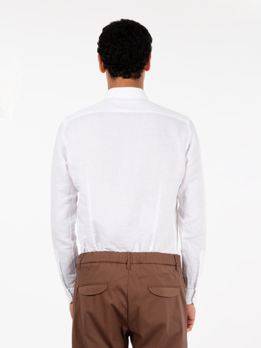 Camicia tinta unita bianca