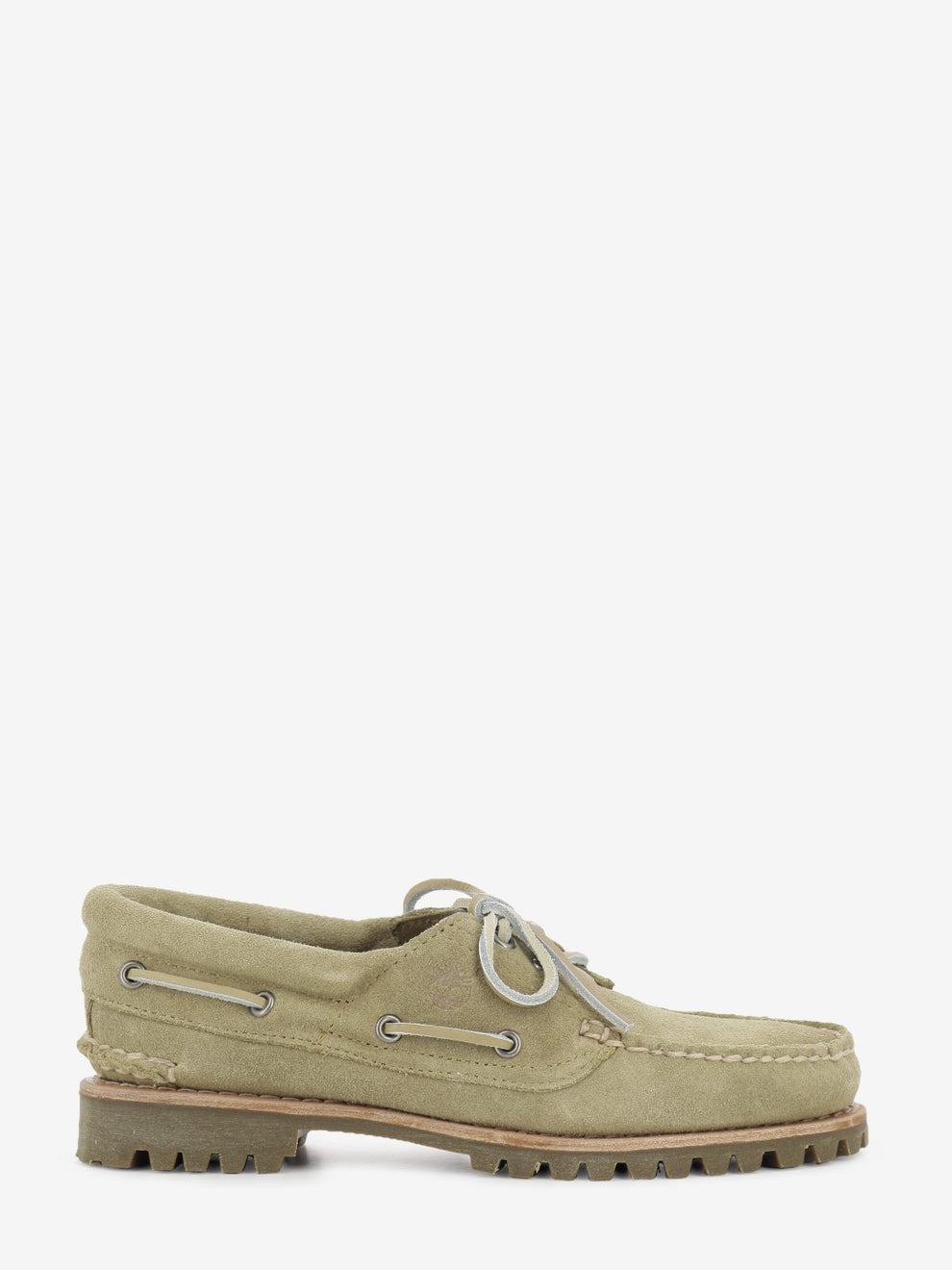 Authentic boat shoe medium beige suede