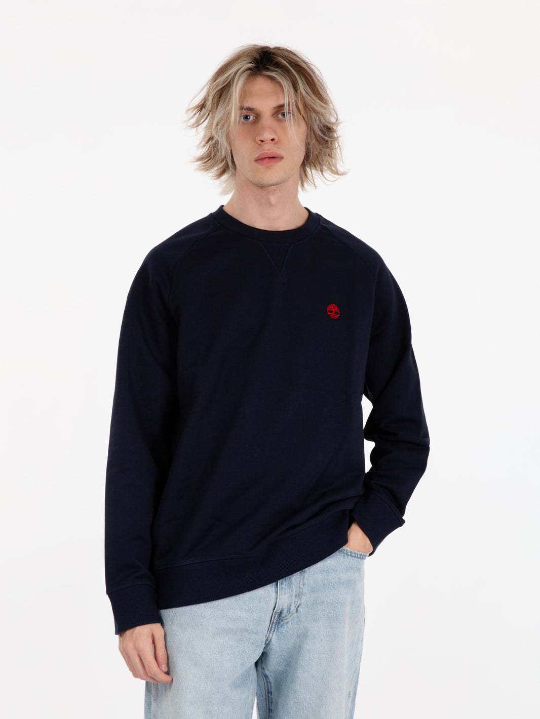 Basic regular crew dark sapphire
