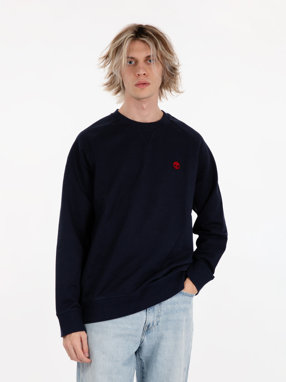 Basic regular crew dark sapphire