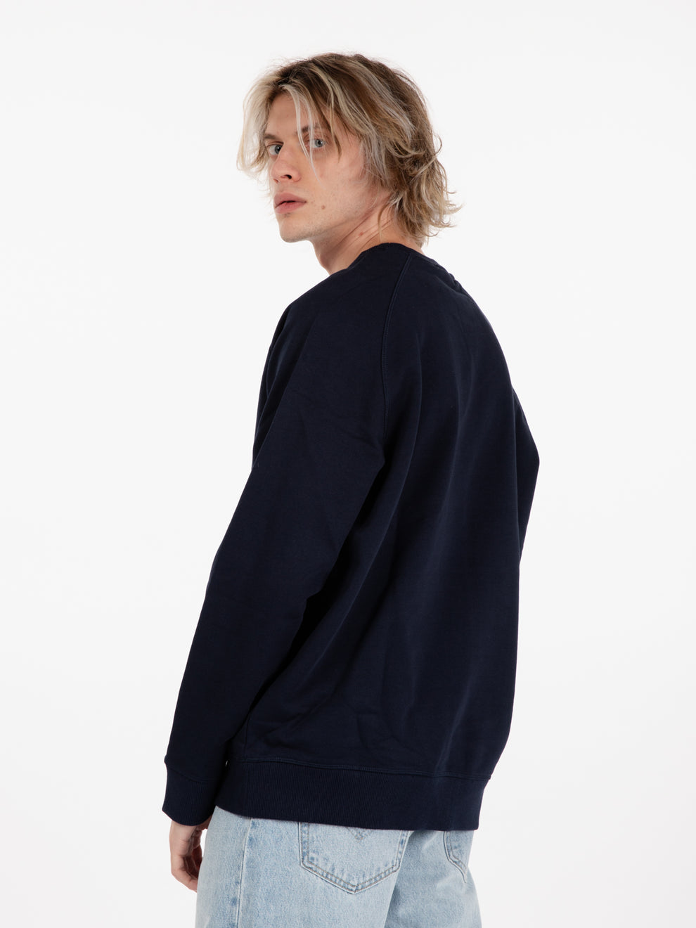 Basic regular crew dark sapphire