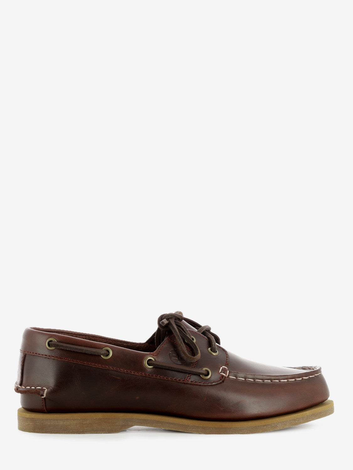 Boat shoe burgundy full grain