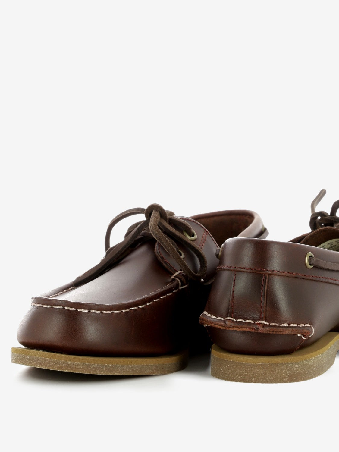 Boat shoe burgundy full grain