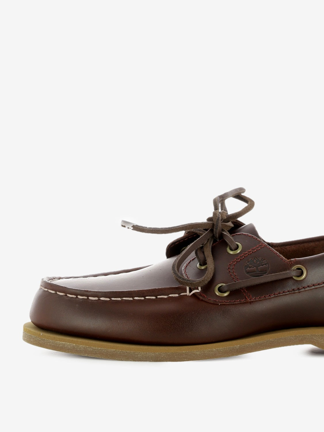 Boat shoe burgundy full grain