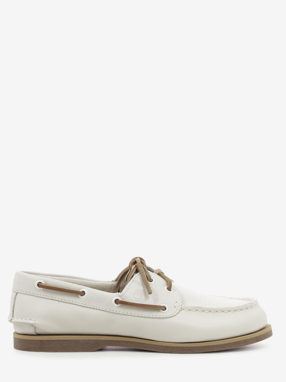 Boat shoe natural full grain