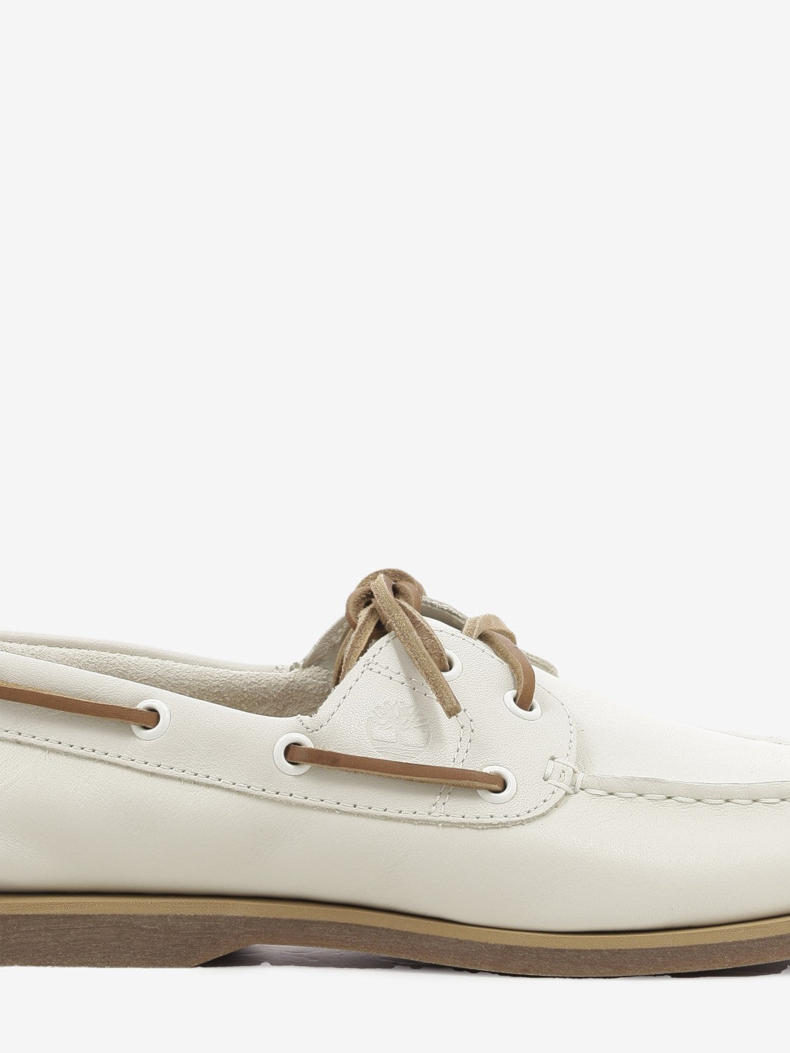 Boat shoe natural full grain